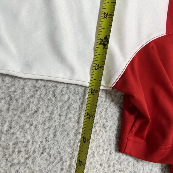 Puma Volition Polo Shirt Mens XL Performance Stripe Golf USA Flag America - Picture 8 of 10